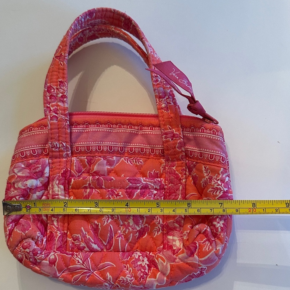 Vera Bradley Vintage Floral Pink Quilted Kids Handbag - Picture 4 of 7